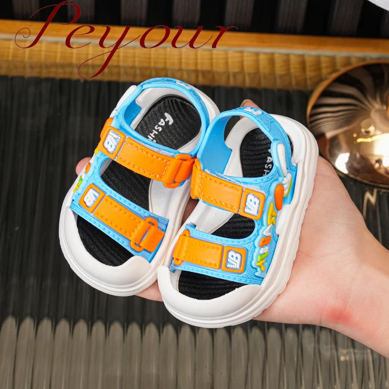 Trendy Cute Open Toe Sandals For Girls, Breathable Lightweight Wear-resistant Sandals For Indoor Outdoor Beach Holiday