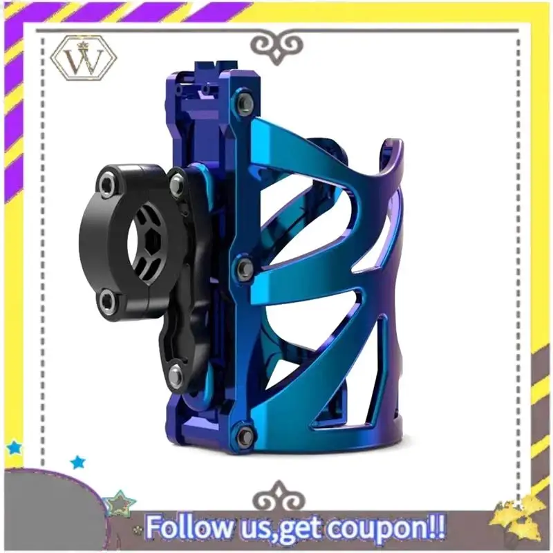 

ABXV-Motorcycle Drink Holder Bicycle Water Cup Bottle Holder Drinking Bottle Kettle Rack Modification Decoration Accessories Par