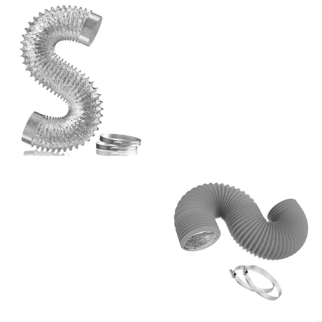 

Вентиляционный шланг сушилки Гибкая трубка воздуховода сушилки Воздуховод Комплект гибкого шланга с алюминиевой изоляцией