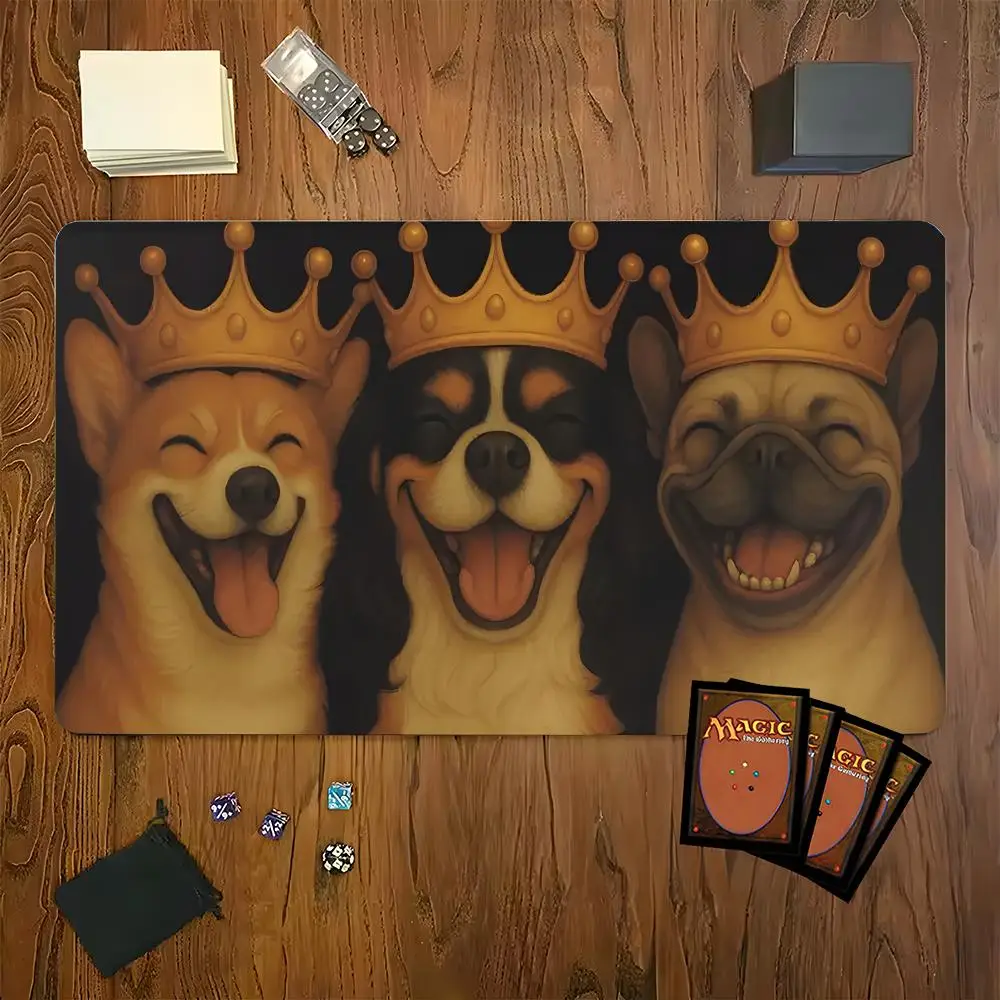 Missed My Trigger Design Mouse Pad Game Mat مكاتب الكمبيوتر الكبيرة لوحة الماوس المضادة للانزلاق Playmat ل MTG DTCG CCG RPG سجاد مضحك #2