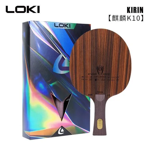 LOKI K9 K10 K11 fibra de carbono profesional apagado + K7 hoja de tenis de mesa de madera pura LOKI KIRIN hoja de Ping Pong bat