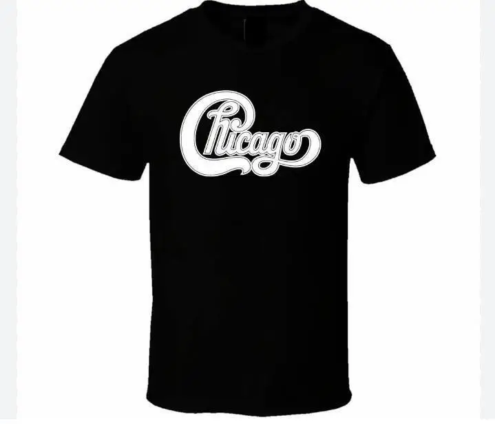 T-shirt noir unisexe du groupe de Chicago, cadeau chaud pour fan, cadeau de papa, ventilateur, document