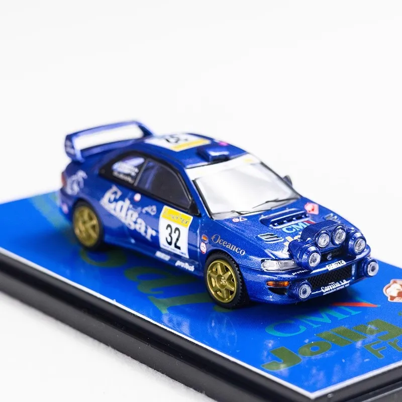 

Fine Works 1:64 WRC STI 1998 Rallycar Alloy Car Diecasts & Toy Vehicles Car Model Miniature Scale Model Car Toys For Children