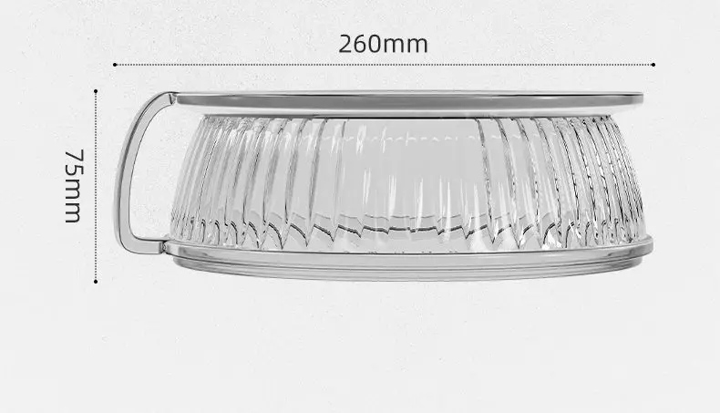 Microwave Splash Proof PC Cover High-temperature Resistant Bowl Cover Household Food Grade Plastic Microwave Hot Dishes Lid