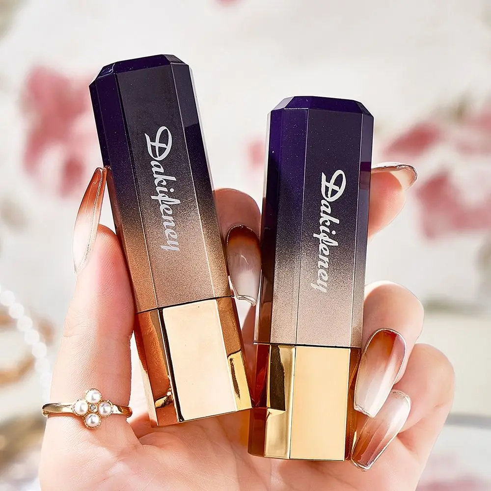 Lápiz labial transparente con forma de flor de gelatina, bálsamo labial hidratante nutritivo, cambio de Color con la temperatura, brillo de labios duradero para mujer