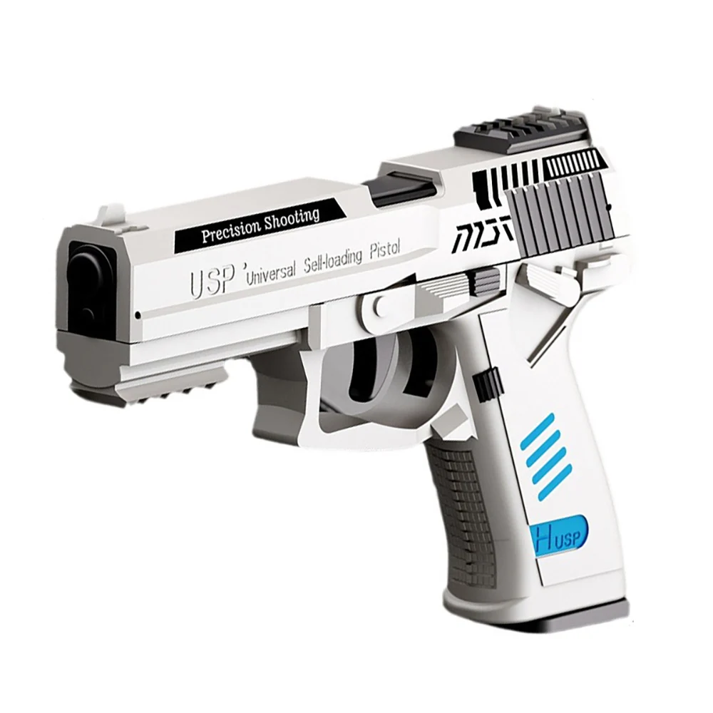 Fidget Toy USP Toy Gun For Kids Boy Cool Toys Realistic Soft Bullet Toy Gun Look Real Birthday Gift