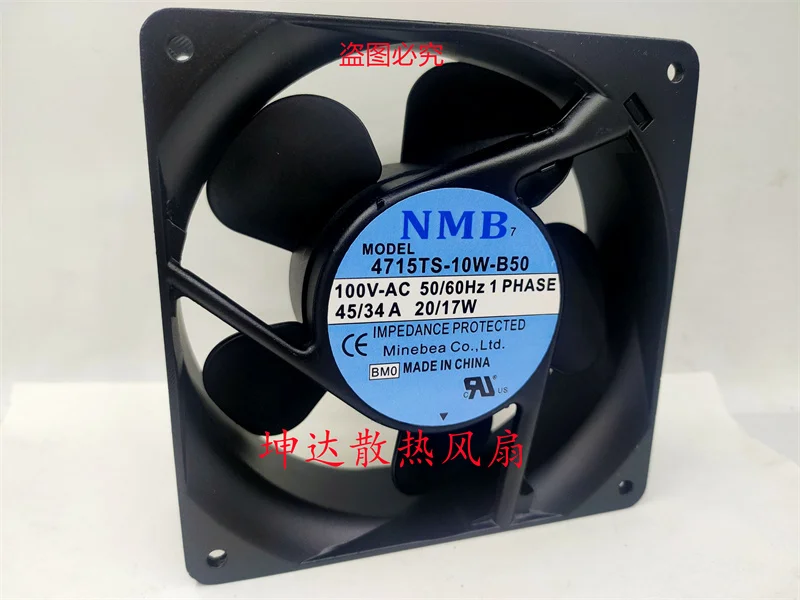 

NMB 4715TS-10W-B50 BM0 AC 100V 20/17W 120x120x38mm Server Cooling Fan