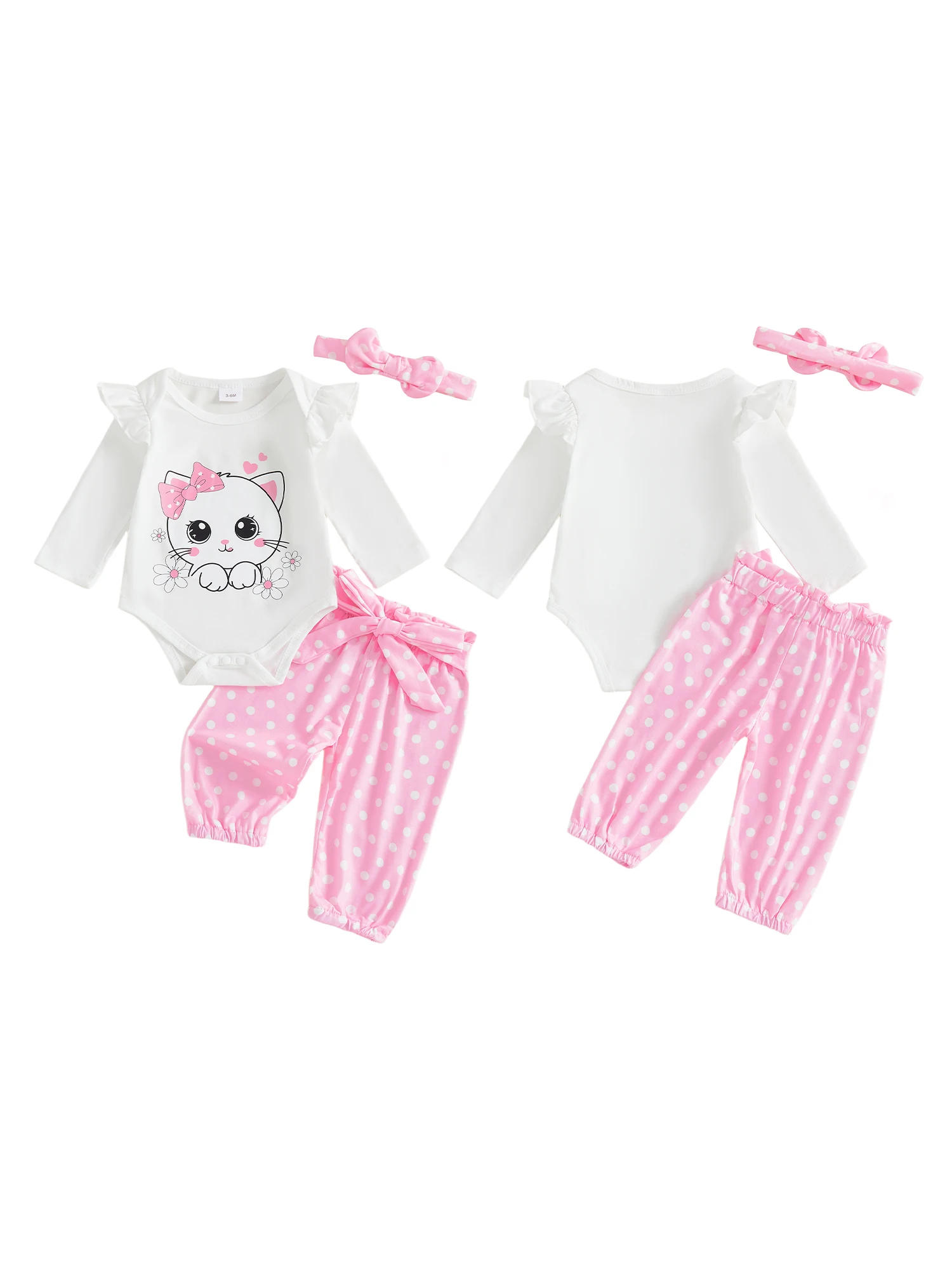 

Toddler Girls Winter Outfit Floral Print Hooded Jacket and Fleece Lined Pants Set Warm Clothes with Earflap Hat