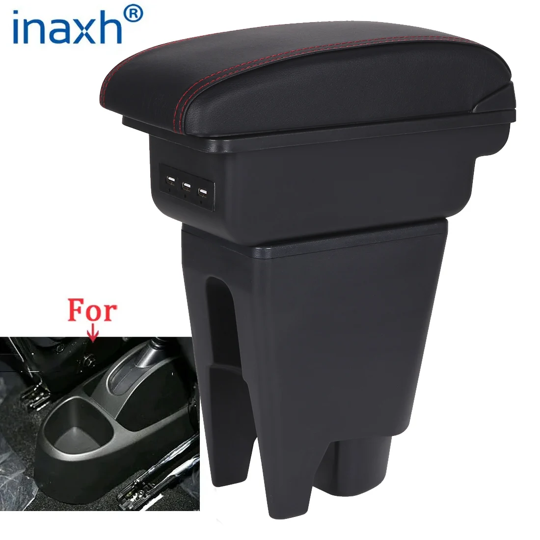 Do Peugeot 107 Podłokietnik Do Citroen C1 Toyota Etios Aygo BJ Podłokietnik Skrzynka Akcesoria Samochodowe Skrzynka Sklep Części Wewnętrzne szczegóły