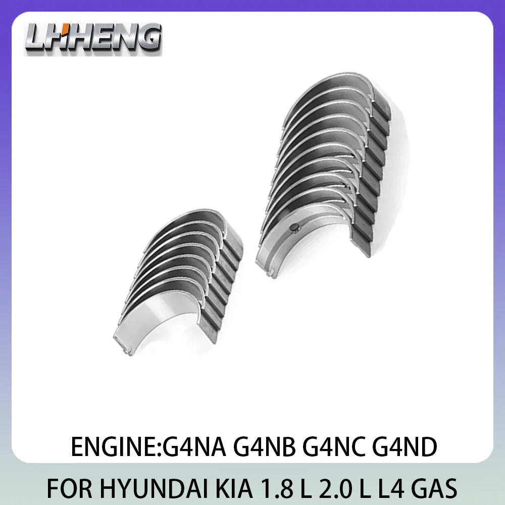 

Engine Main & Rod Bearings Kit FOR Hyundai Elantra Tucson Kia Soul 1.8 L T 2.0 L T 1.8L 2.0L L4 GAS G4NA G4NB G4NC G4ND 11-25