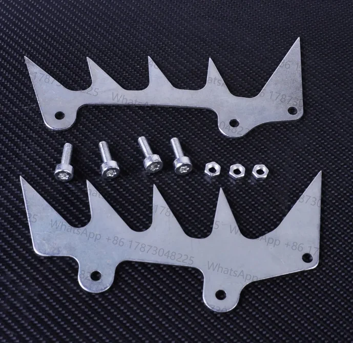 LETAOSK 2pcs Silver Bumper Spike Felling Dog Set Fit for  044 046 064 065 066 MS440 MS460 MS640 MS650 MS660