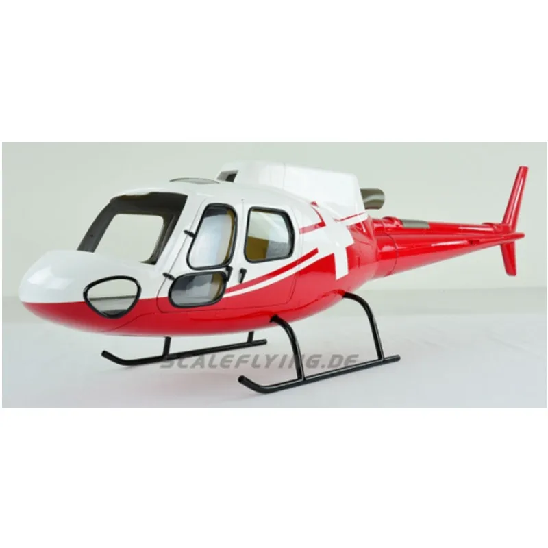 

600 Size AS350 Glass Fiber Scale Fuselage RC Helicotper Cover