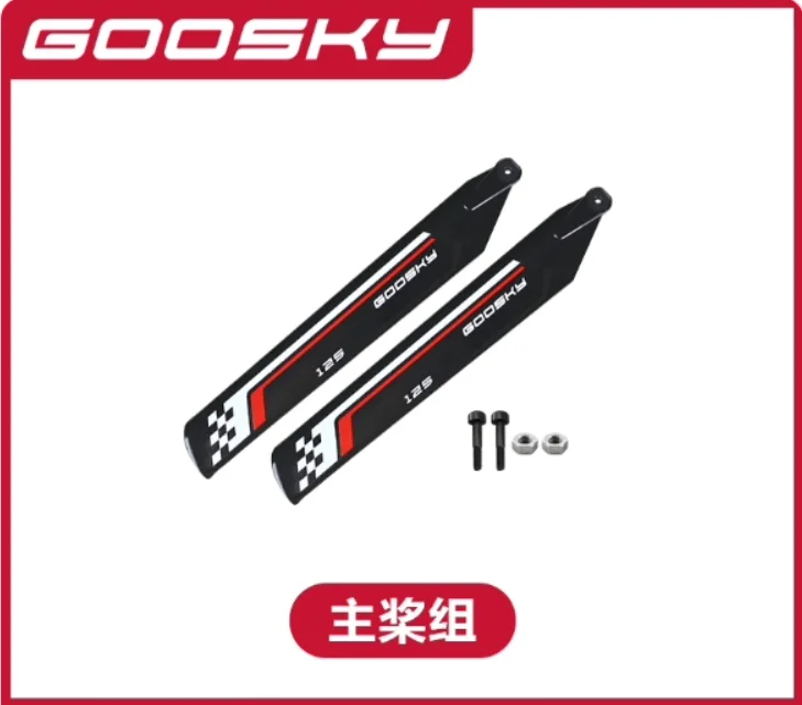 GOOSKY S1 MAX New Version RC Helicopter Spare Parts Accessory Canopy Main Blade Motor Screws Vertical Tail Pipe ESC Servo Frame