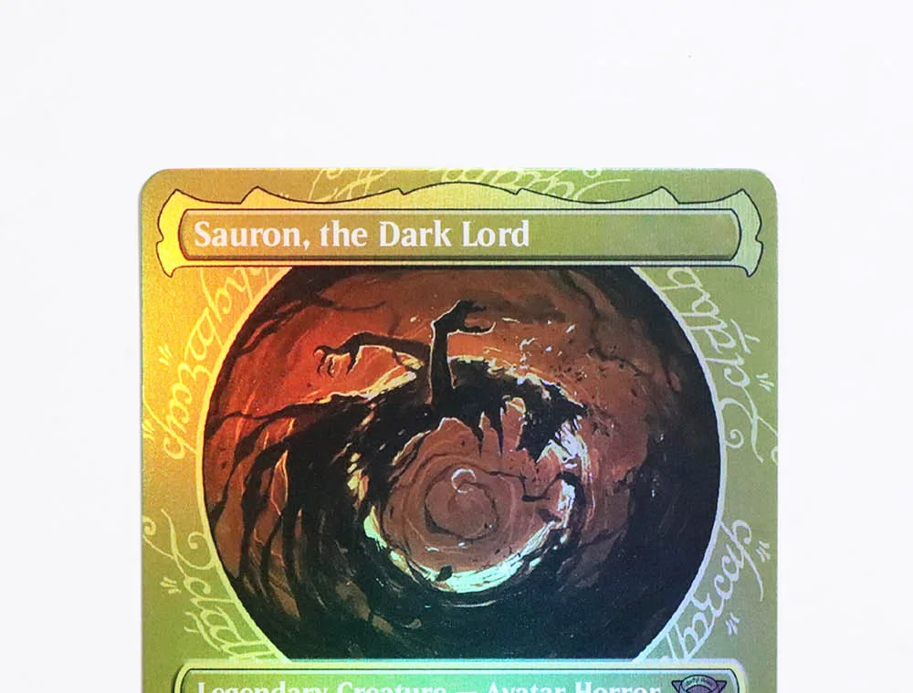 Sauron, The Dark Lord TCG Magiczne karty proxy Jakość gry Proxy Gathering Board Gra kolekcjonerska Karty proxy