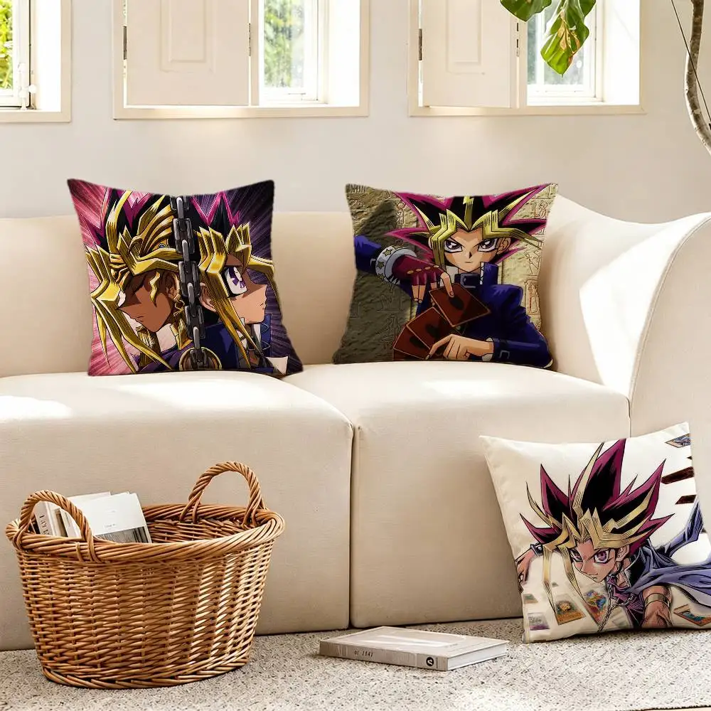 Anime Yu-Gi-Oh Y-Yugi Muto Pillow Case Cushion Cover Throw Pillow Case For Car Sofa