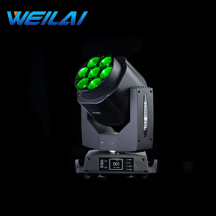 Geschwindigkeit einstellbar 7x15W LED RGBW Mini Bee Eye Moving Head Zoom Licht