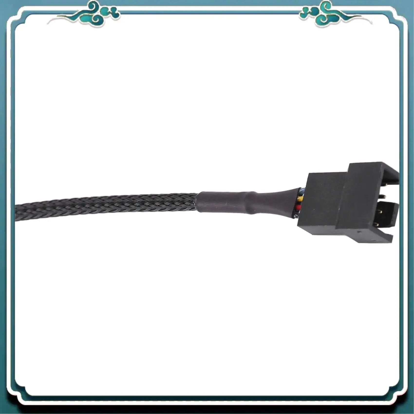 

ABSK-100PCS 4-контактный ШИМ-удлинитель вентилятора, разъем кабеля питания, корпус удлинительных кабелей «папа-мама», совместимые с 4-контактным/3-контактным вентилятором