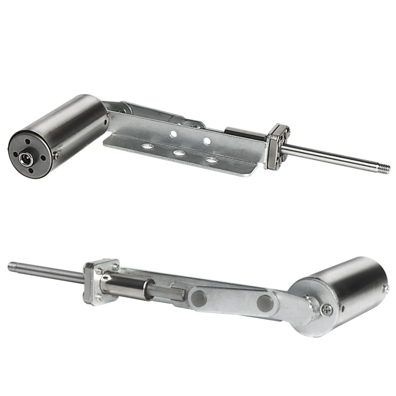 DC Reciprocating Linear Actuator All Metal Body Telescopic Rocker Actuator Stroke 39mm Motor M6 Thread 30-270 times/min