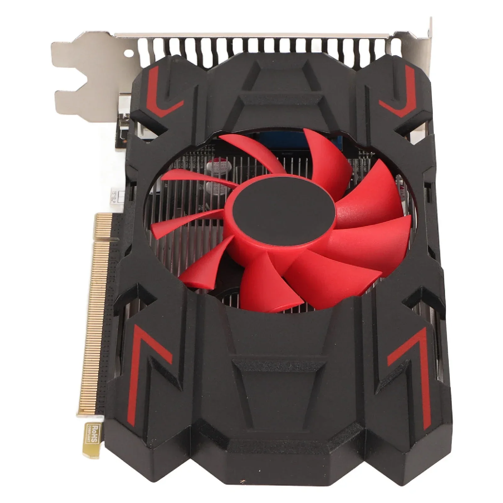 HD7670 4GB DDR5 128bit Graphics Card with Cooling Fan 2560x1600 Support HD Multimedia Interface DVI VGA Game Graphics Card