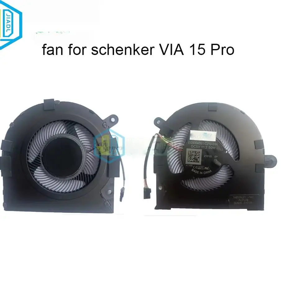 Laptop Cooling Fans For Intel NUC M15 Kit 11 M15 For Schenker Vision 15 PL5TU1B EG50040S1-CJ10-S9A DC5V 4pin Cooler Radiator Fan