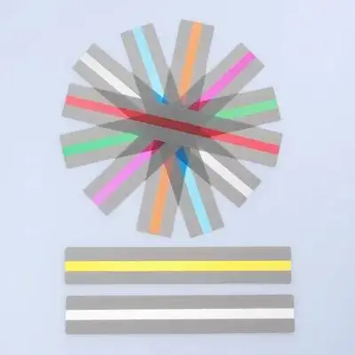 

8pcs Reading Strips Bookmarks Colored Layered Tracking Rulers Guided Articles Highlight Dyslexia Bands Practical Students