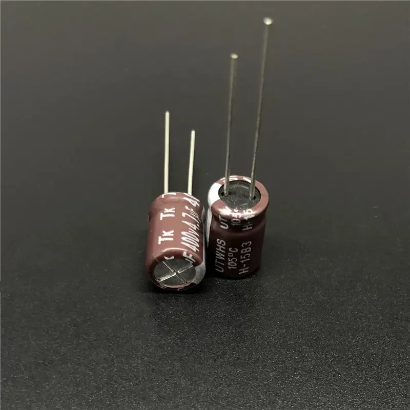 10pcs 4.7uF 400V JAPAN TK UTWHS Series 8x12mm 400V4.7uF Aluminum Electrolytic Capacitors