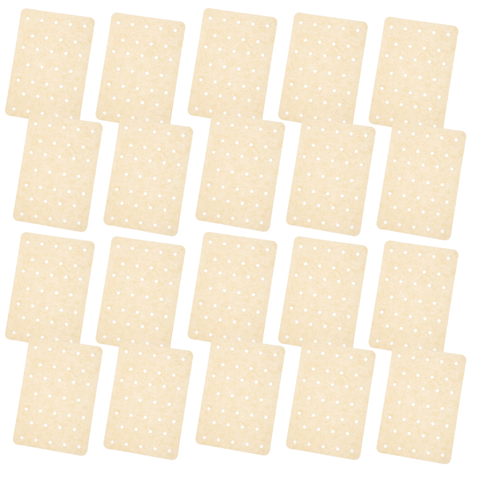 

100 Sheets Air Fryer Baking Mat Non-stick Greaseproof Liner Heat-resistant Paper Tray Oven Accessories Food Cooking Pad