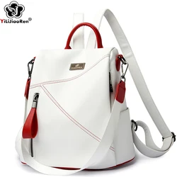 Famous Brand Leather Bagpack for Girls School Bag Fashion Backpack Women Travel Shoulder Bag Designer Daypack Ladies Sac A Dos