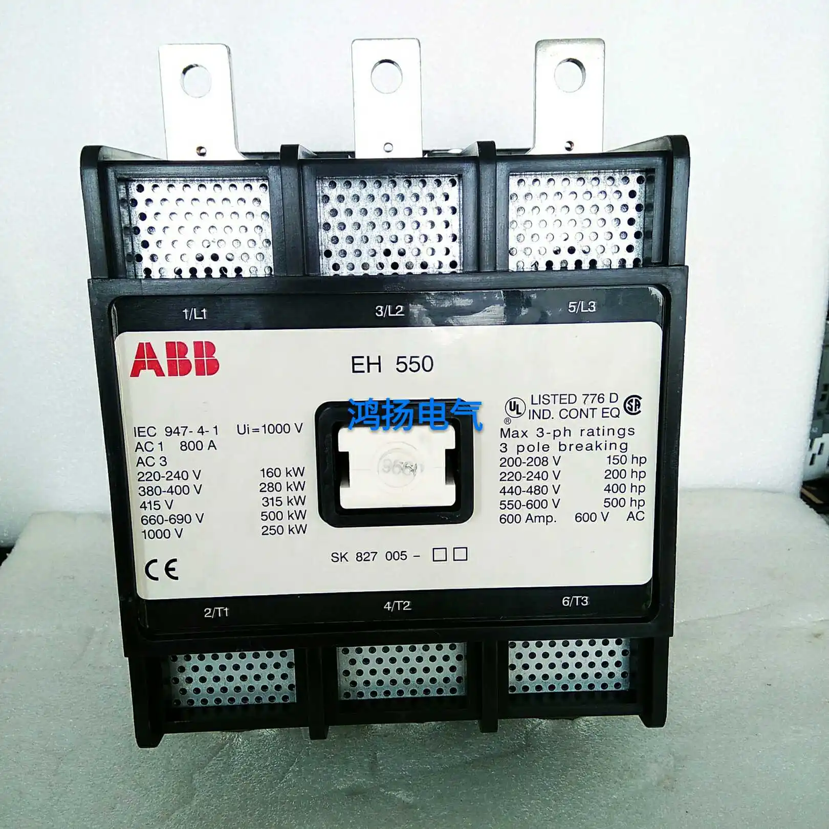 

ABB DC Contactor EH550 24VDC