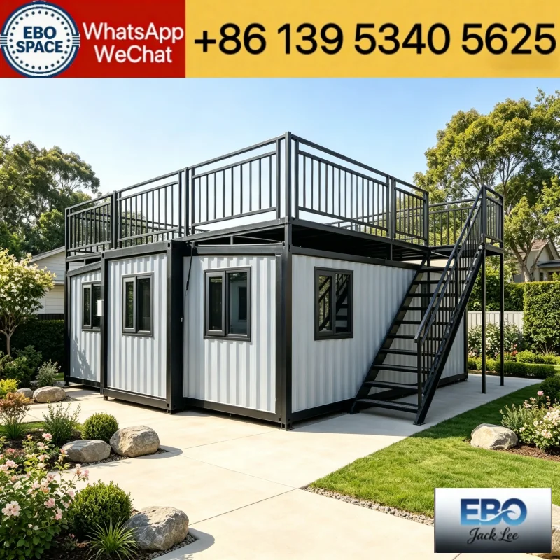 Prefab Mobile Glamping House 20ft Waterproof Sound Insulation Space Capsule Lodge Homestay
