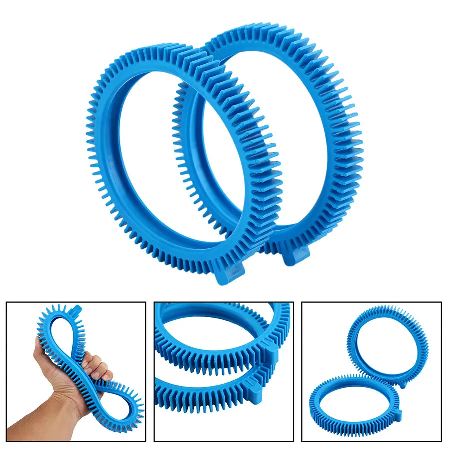 2PCS For Hayward THE POOL CLEANER FRONT TIRES W/ HUMP PART 896584000-143 NEW