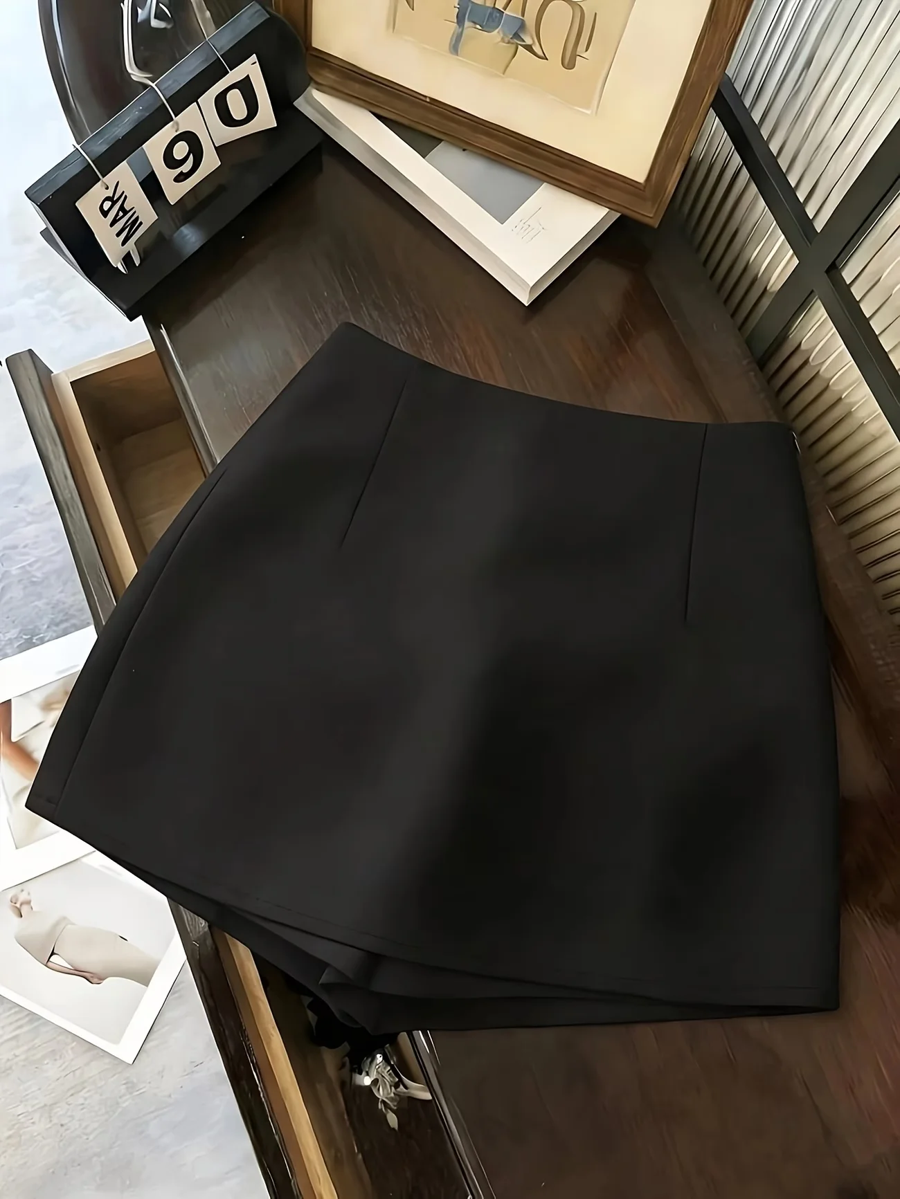 Solid Color Women's Skirts and Pants for Spring, Autumn, and Summer - Urban Teacher's Professional Attire