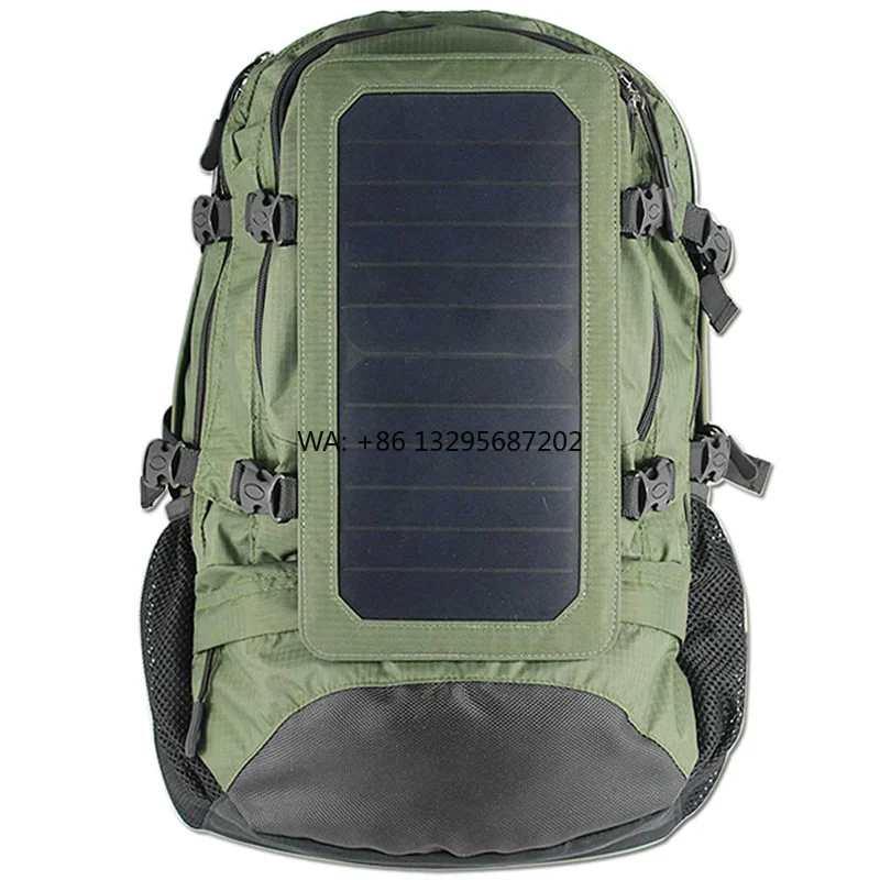 

Glory Hiking Solar Panel Backpack Waterproof Polyester with USB Charger Digital Products Solar Powered Backpack