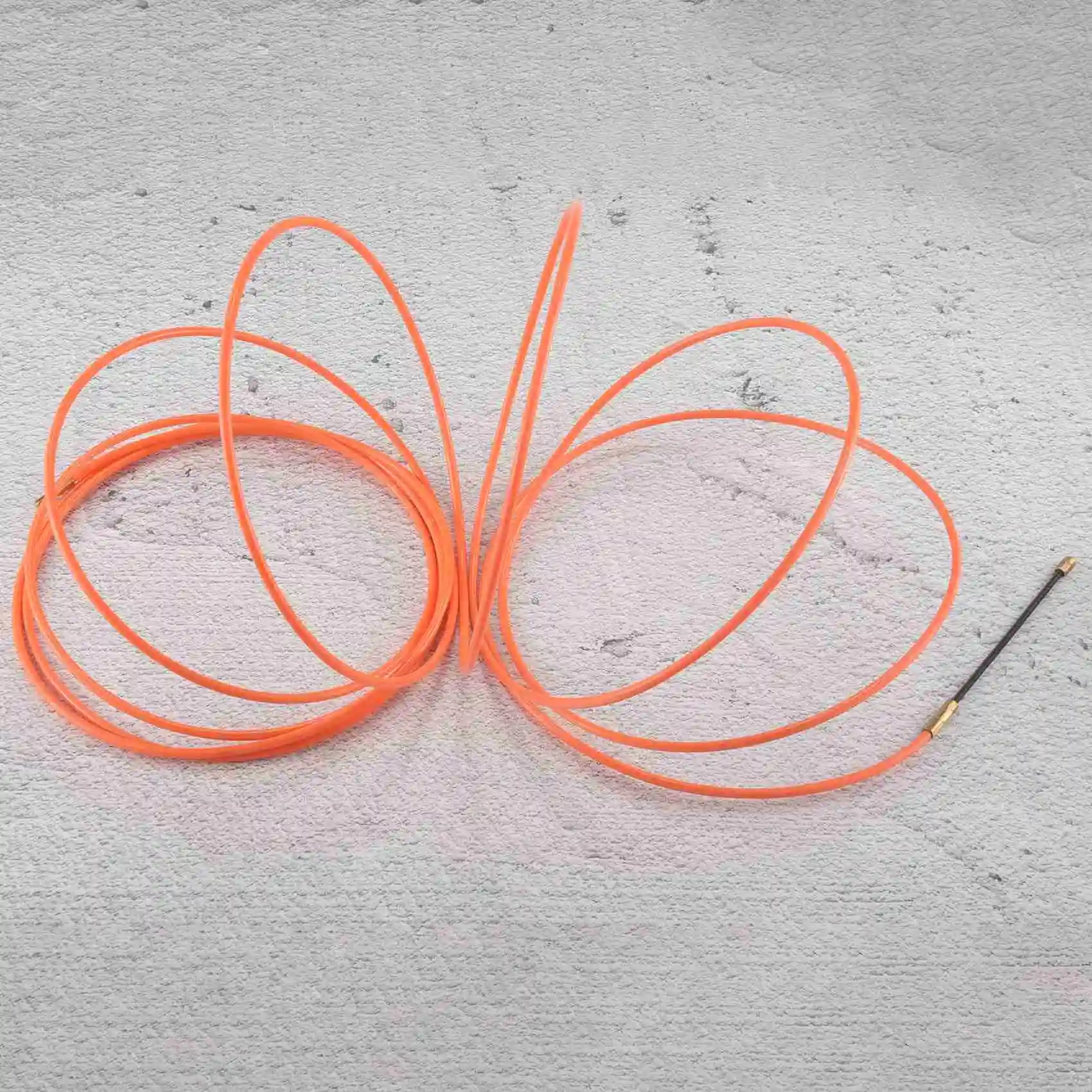 

A06K 4 мм 5 метров оранжевый направляющее устройство нейлоновый электрический кабель толкатели воздуховод змея стержень рыбная лента проволока