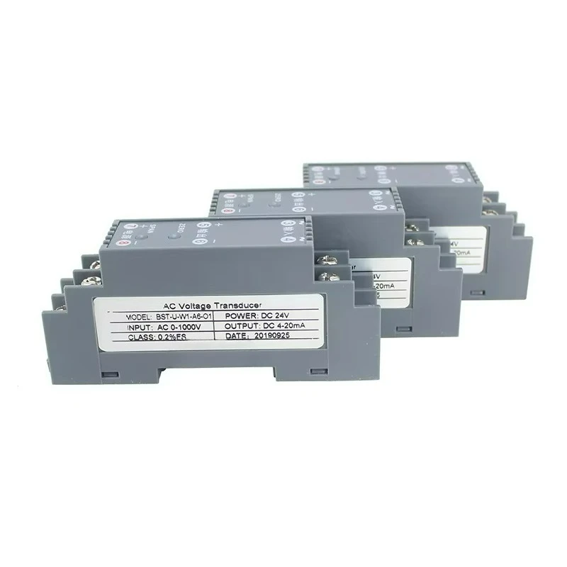 Signal Converter Isolator AC 0-100V Input 1-5V 4- 20mA Output
