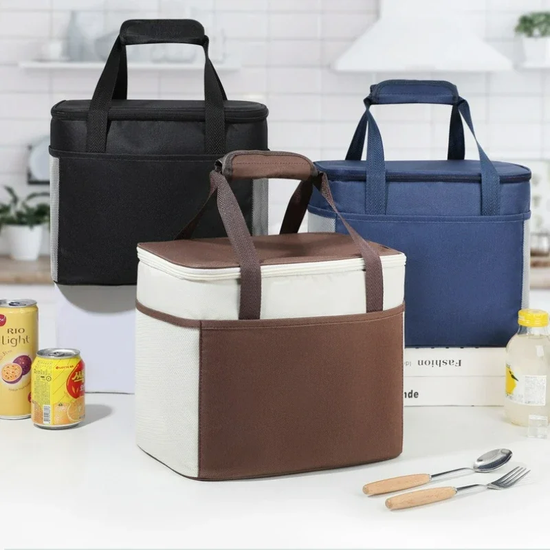 Insulated Lunch Bag Insulation Bento Pack Aluminum Foil Rice Bag Meal Pack Ice Pack Student Bento Lunch Handbag Insulation