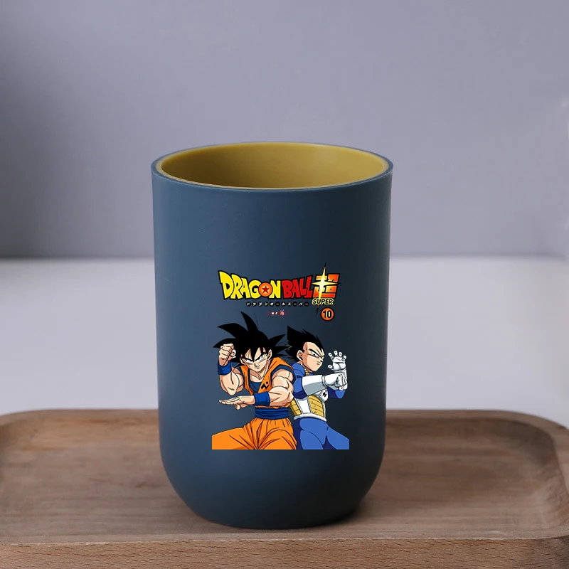 Vaso para cepillos de dientes Dragon Ball para hombres y niños, diseño GOKU, para enjuague bucal, tazas de vidrio, set de viaje nórdico, regalo