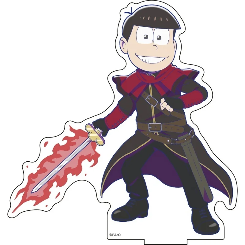 Mr Osomatsu Merch, Osomatsu-san Anime Goods, Matsuno Sextuplets Acrylic Stand Badge Keychain, Funny Slice of Life Comedy