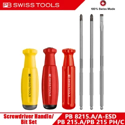 PB SWISS TOOLS Screwdriver Handle for Slotted and Phillips Bit Hand Tools PB 8215.A/PB 8215.A-ESD/PB 215.A/PB 215 PH/PB 215 C