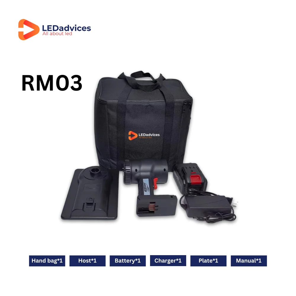LED Dispay Wireless Rechargeable Front Maintenance Tool Vacuum Sucker For 320*160MM 192*192MM LED Screen Module Panel, RM02