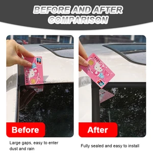 SEAMETAL-Car Windshield Painel Molding Seal Strip Adesivo, Dustproof Rubber Sealing Strip, Auto Painel pára-brisa, 2m 10 principais vendas adesivo saveiro cross - №2