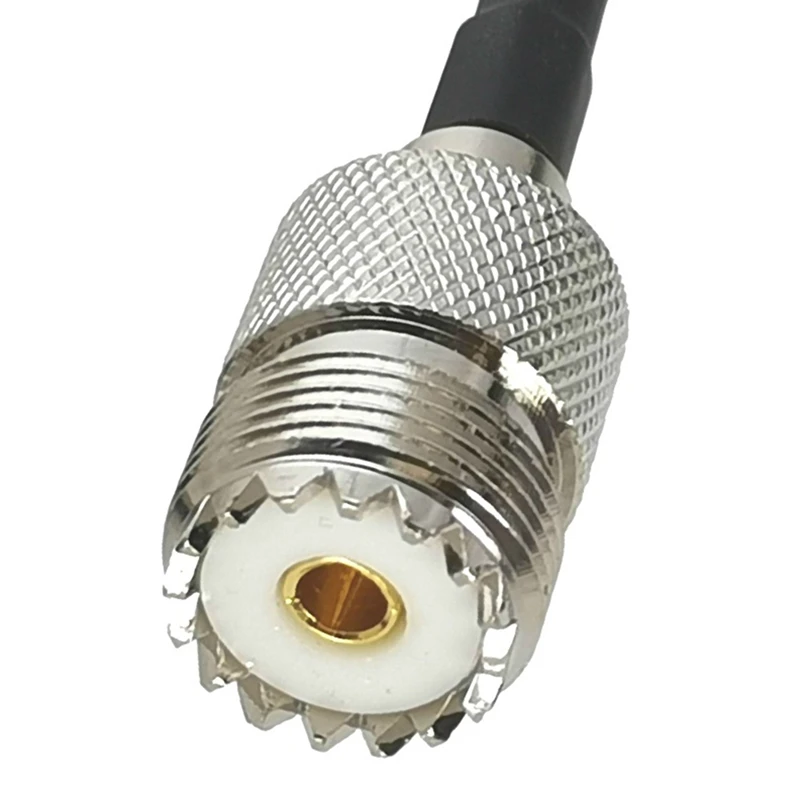 RF 동축 직선 익스텐션 코드, RG58 케이블, UHF SO239 암-SMA 수 커넥터, 1 개