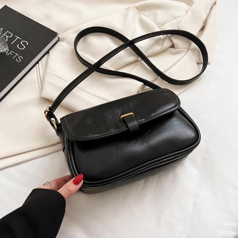 

Vintage Bag For Woman Chic Design Shoulder Bags Female Fashion All-Match Texture Messenger Bags Crossbody Bags