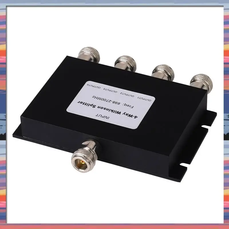 AC18 (مضمون) Gsm 4G Lte W-Cdma FDD مكرر إشارة الهاتف المحمول 4 طريقة Microstrip مقسم الطاقة الفاصل 698-2700Mhz الطاقة Gsm Ante