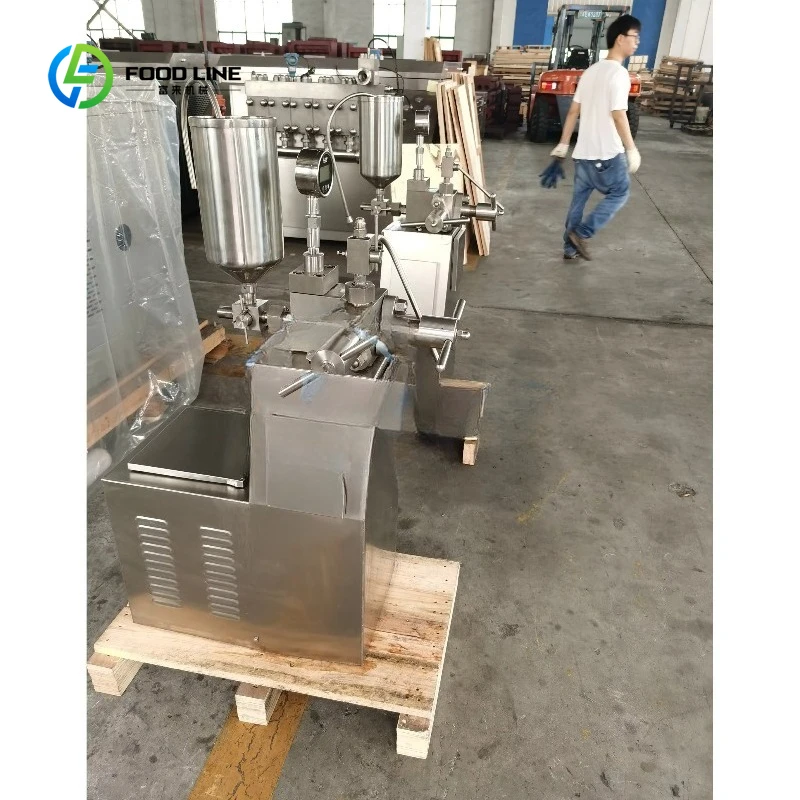 Customized Industrial Laboratory Sanitary  Stainless Steel Dairy Food Grade Milk High Pressure Homogenizer