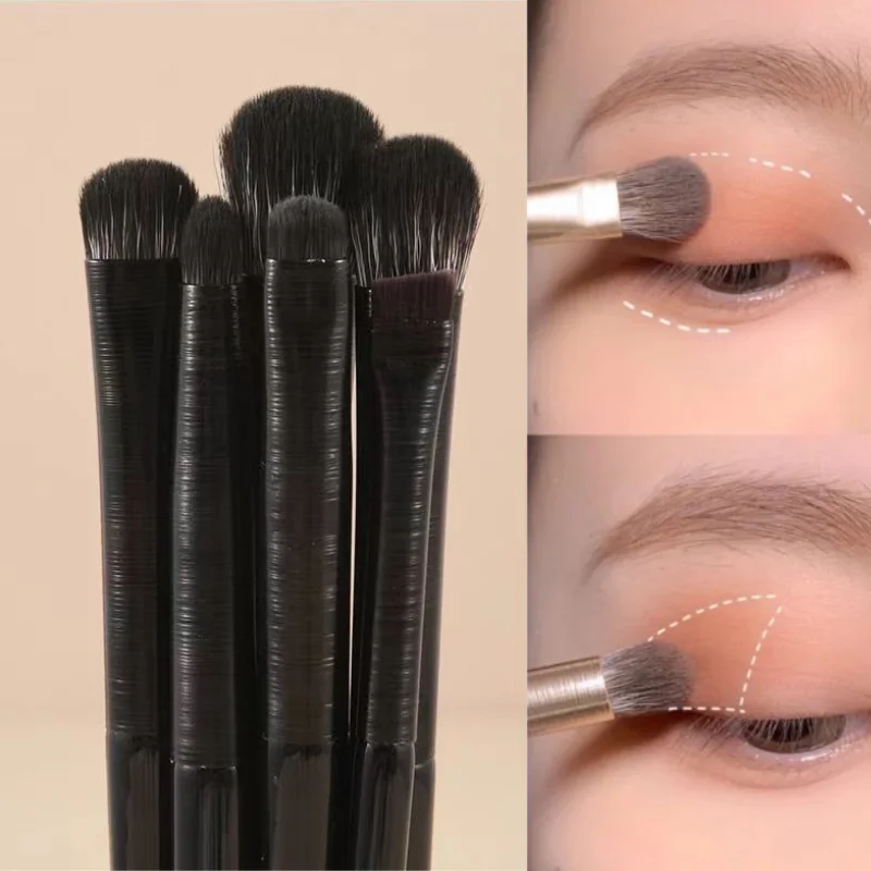 Juego de brochas de maquillaje profesionales, corrector de sombra de ojos, colorete de base, sombra de contorno, pelo suave, difuminado mixto, herramienta de belleza de maquillaje