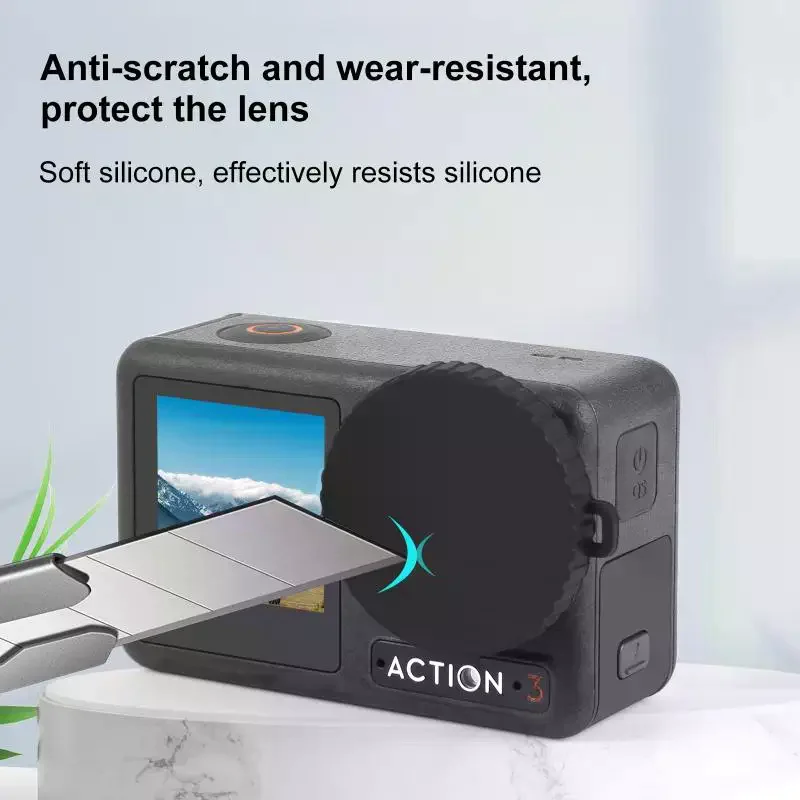 Silicone Case For Action 5 Pro 4 3 Sports Camera Body Cover With Lens Cap Silicone Rubber Protector Accssories