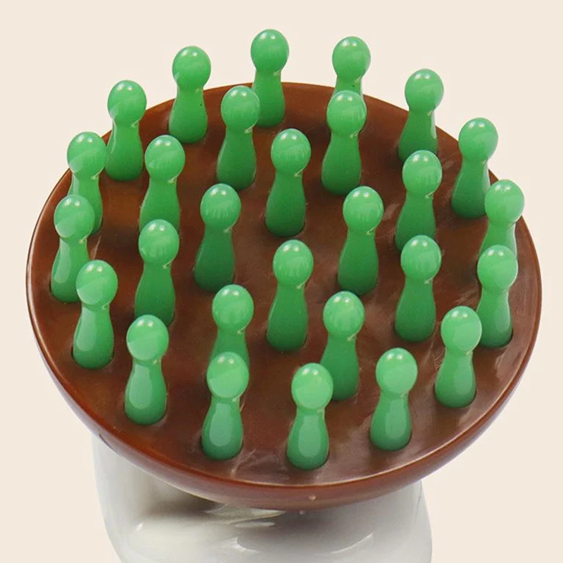 28 unhas cabeça massagem pente circular dente massagem pente circulação sanguínea multifuncional corpo inteiro meridiano pente ferramentas de massagem