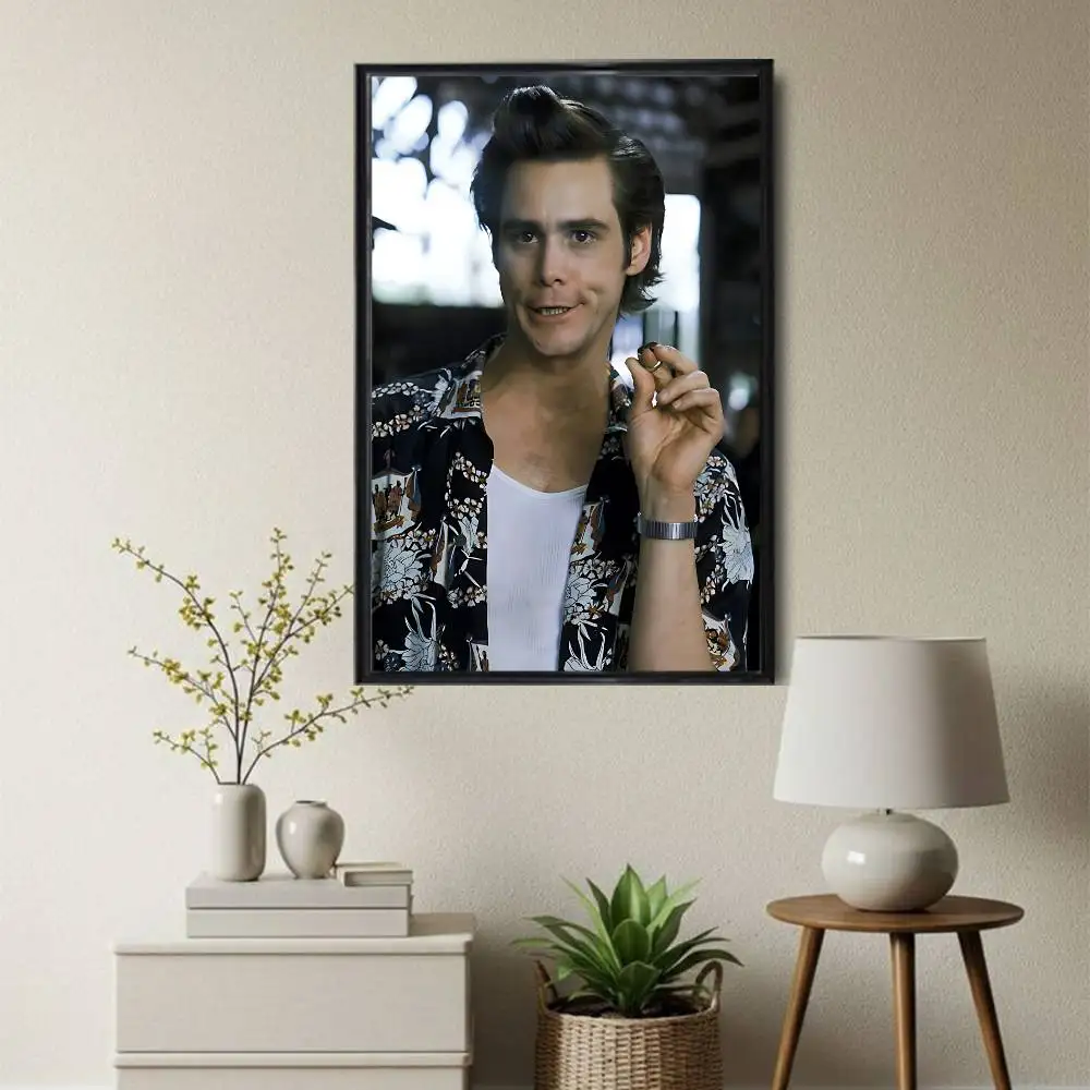 Abstract humor Jim Carrey Ace Ventura  Poster Prints Wall Art Painting Picture Gift Living Room Bar Restaurant Dec Sticker Large