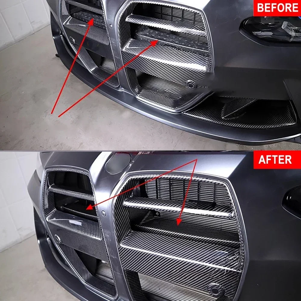 2021 2022 2023 für BMW G80 G81 M3 G82 G83 M4 Front Stoßstange Crash Schaum Abdeckung Trim Zubehör Grille Zurück schaum Stoßstange BodyKits – Detail 3